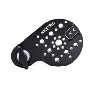 NICEYRIG Video Tripod Mount Side Plate with Rosette Mount(30T, M8 Thread) | Camera Adapter,Camera Mounting for Benro/Mi-liboo/WF/TERIS Video Tripod Side Expansion
