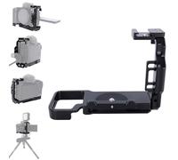 NICEYRIG ZV-E1 Half Camera Cage, Aluminum Video Rig with 180° Rotating Cold Boot Buckle, NATO Rail, Cold Shoes, 1/4" Threads, 3/8" ARRI Hole, Arca Baseplate Compatible with Sony ZV-E1-559