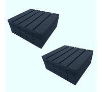 Nicfaky 12pcs Recording Studio Soundproofing Acoustic Panels Foam Thick Sponge Light Weight Absorption Acoustic