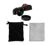 Nicfaky 180 Degree Fish Eye Lens + Wide + -lens Kit for 4.7 inch Red