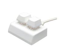 Nicfaky 2 Macro Programming Keyboard RGB Mini Keyboard Gaming Drawing Red Switch Custom Keyboard OSU Gaming Keypad,White