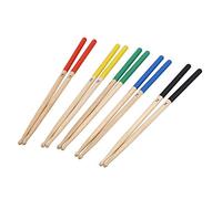 Nicfaky 5 Pairs/Set 7A Maple Drum Sticks/Children, Fit For All Drum Sets Drum Accessories Multi Color