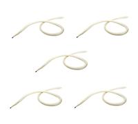Nicfaky 5 Pcs 75cm Violin Bow Violin Natural Hair Horsehair White