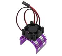 Nicfaky For A959-B 144001 124019 RC Car Aluminum Motor Heatsink Cover with Cooling Fan for 540 550 3650 Motor,2
