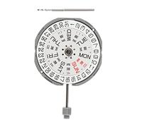 Nicfaky Quartz Watch Movement 3 Hands with Date 3 in Metal with for Stem 065-543 for Miyota GM02 GM00 Movement, Black & Black