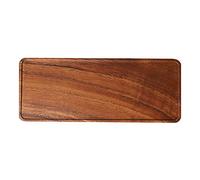 Nicfaky South American Walnut Tray, Solid Wood Wooden Afternoon Tea Tray, Fruit Tray, Coffee Shop Simple Tray
