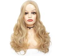 NICHANGHUA 24 inch Wigs for Women like human hair Long Ombre Black Wig for Cosplay Party and Daily Use (Color : Blonde)