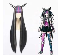 NICHANGHUA Mioda Ibuki Wig Cosplay Anime Wig for Women Long Black Straight Wig for Halloween Carnival (Color : Mioda Ibuki)