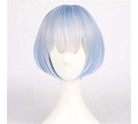 NICHANGHUA Pure color REM cosplay wig or RAM cosplay wigs Re:Zero Starting Life in Another World Costume play Halloween costumes One Size Rem (Color : Rem)