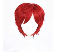 NICHANGHUA Re:Life in a Different World from Zero Reinhard van Astrea Cosplay Wigs 30cm Red Synthetic Hair Perucas Cosplay Wig+Wig Cap
