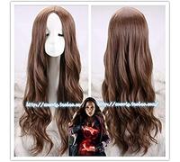 NICHANGHUA Women Scarlet Witch Cosplay Wig Wanda Django Maximoff Role play Wavy Long hair wig costumes
