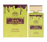 Niche Collection - Dubai Chocolat Kunafa Pistache by Khalis for Unisex - 3.4 oz Perfume Spray