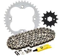 NICHE Drive Sprocket Chain Combo for Honda Sportrax 300 TRX300EX TRX300X Front 13 Rear 38 Tooth 520NZ Standard 88 Links