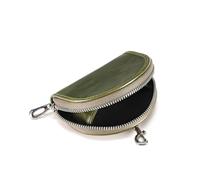 Niche leather women bag change bag purse small and exquisite coin bag mini wallet certificate storage bag, green, Simple