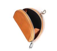 Niche leather women bag change bag purse small and exquisite coin bag mini wallet certificate storage bag, coffee, Simple