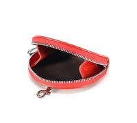 Niche leather women bag change bag purse small and exquisite coin bag mini wallet certificate storage bag, red, Simple