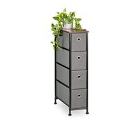 Niche shelf Narrow Storage Unit Industrial Drawer Cabinet 4 Drawers Steel Frame