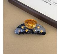 Niche snail acetic acid grab clip creative design sun star shark clip hair accessories (Sun)