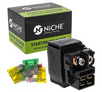 NICHE Starter Solenoid Relay Switch for Kawasaki 27010-0782 Z1000 KFX700 Brute Force 650 PRAIRIE 700