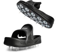 Nichiyo Sharp Spiked Style Shoes for Resinous Coatings Spiked Shoes Safe Walking on Floor Leveling Compounds,Epoxy Topcoats Concrete Resin and Epoxy Floor Coating-Large(DX-5B)