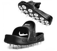 Nichiyo Sharp Spiked Style Shoes for Resinous Coatings Spiked Shoes Safe Walking on Floor Leveling Compounds,Epoxy Topcoats Concrete Resin and Epoxy Floor Coating-Large(DX-5B)