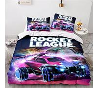 Nichiyo 'Titanic' Bedding Set - Duvet Cover and Pillowcase, Microfibre, 3D Digital Print Three-Piece Bedding (9, Double Bed Size, 200 x 200 cm + 80 x 80 cm)