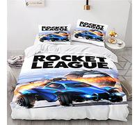 Nichiyo 'Titanic' Bedding Set - Duvet Cover and Pillowcase, Microfibre, 3D Digital Print, Three-Piece Bedding (10, Double Bed Size, 200 x 200 cm)