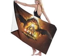 NICHIYOBI ARK: Survival Evolved 3D Digital Print Bath Towels, Soft and Fluffy Beach Towels, Fashionable Appearance, Travel Towel, Soft and Fade-resistant (18.75 cm x 150 cm)