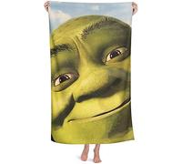 NICHIYOBI Shrek Beach Towels 3D Digital Print Bath Towels, Soft and Fluffy Beach Towels, Fashionable Appearance, Travel Towel, Soft and Fade-resistant (5.90 cm x 180 cm)