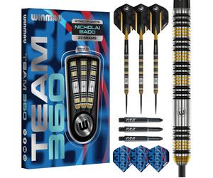 Nicholai Bado 90% Tungsten Signature Darts 23g | Red Dragon Steel Tip Darts 23g | Winmau