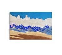 Nicholas Roerich Painter Masterpiece Poster Karakoram Path to Turkestan Cool Artworks Painting Wall Art Canvas Prints Hanging Picture Home Decors Idea 24x36inch(60x90cm)