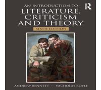 Nicholas Royle An Introduction to Literature, Criticism & Theory Paperback Book Nicholas Royle Multicolor