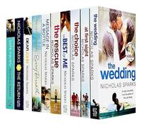 Nicholas Sparks Collection 10 Books Set (The Wedding, At First Sight, The Choice, The Best Of Me, The Rescue, Message In A Bottle, Every Breath, Dear John, The Return, Safe Haven)
