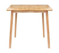 Nicholas Winter Square Wooden Dining Table - 90Cm X 90Cm - Natural