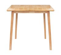 Nicholas Winter Square Wooden Dining Table - 90cm x 90cm - Natural | Size: 90 cm x 90 cm Nicholas Winter Natural 90 cm x 90 cm
