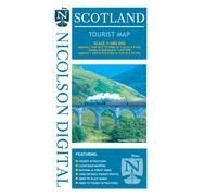 Nicholson Maps Scotland Tourist Map Size: one size