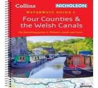 Nicholson Waterways Guides Four Counties & the Welsh Canals (4) Spiral bound Book Nicholson Waterways Guides Multicolor