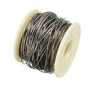 Nichrome Flat Heater Wire, Nichrome Resistance Wire for Heating Elements Silver Tone 20-32 AWG 20m Length(21 AWG)