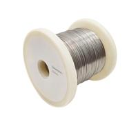 Nichrome Flat Wire, Nichrome Heating Wire Flat and Round Multiple Diameters 0.08mm to 2.5mm 10 Meter Length Pack of 1(Diameter:1Mm)