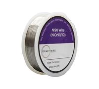 Nichrome Wire Ni90 Resistance Round Wire | 0.1mm (38 AWG 85.68 Ωm) (200 Metre Spool)