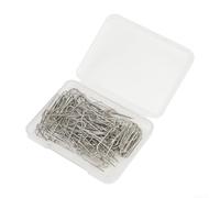 Nichrome Wire U Shaped Ceramic Hanging Hooks 21 Gauge Kiln Wire Suitable for High Heat Ceramic Art and Jewelry 50/100/200PCS with Storage Box (200pcs)