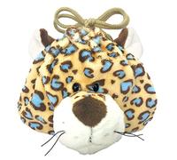 NICI 3090653 Figure Face Pouch Blue Leopard Drawstring Leopard Animal Leopard Print
