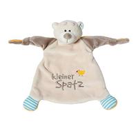 'Nici 40041 Stitched' Little Sparrow ' - Comforter Bear Message and Picture 25 x 25 cm