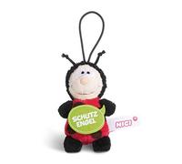 NICI 44861 Ladybird Pendant with Saying Guardian Angel 8 cm with Loop Red/Black