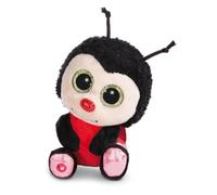 Nici 45559 Glubschis Marienkäfer Cuddly Toy Ladybug Lily May 15cm, Black, Medium