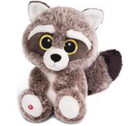 Nici 45569 Glubschis Cuddly Toy Racoon Clooney 25cm, Brown, 25 cm