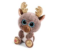 NICI 46301 GLUBSCHIS Cuddly Soft Toy Reindeer Cocoa-Fee 15cm, Brown/Gold