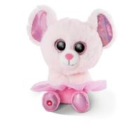 NICI 46865 Glubschis: The Original - Glubschis Ballerina Mouse Yammy 15 cm - Soft Toy Ballerina for Children and Adults from 0 Months - Plush Cuddly Toys with Big Glittery Eyes