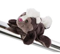 NICI 47335 MagNICI Chiala Skunk 12cm, Black/Grey