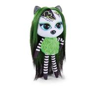 NICI Pixidoos Bami the Doll toy 20 cm, Giftbox incl. tattoo set for kids, hair comb & friendship bracelet - Styling dolls with colourful hair - Cuddly toys to cuddle, play, style & collect
